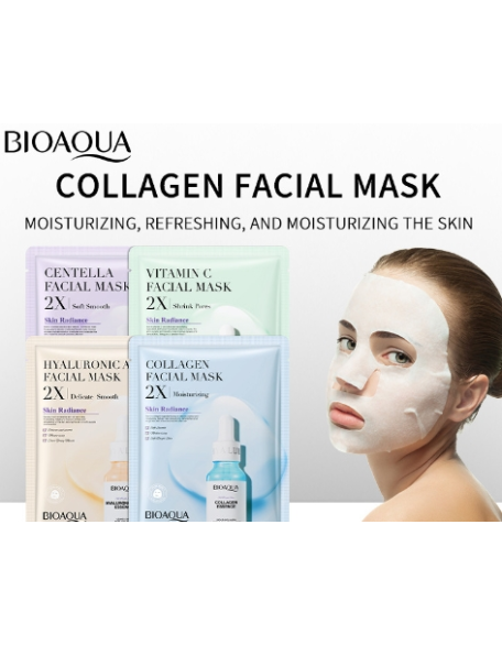 Collagen facial mask hydrating, moisturizing and refreshing
