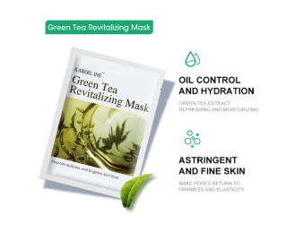 The facial mask covers the stratum corneum of the skin, provides moisture for the stratum corneum, hydrates the stratum corneum sufficiently, and improves the appearance and elasticity of the skin